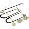 Kit Reparação Elevador de Vidro Seat León 1P 2005–2012 Frente Esquerda | AutoKit