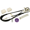 Kit completo de reparação do elevador de vidro Audi A3 8P (2/3 portas, 2003-2008) – cabos, molas, roldanas e clipes