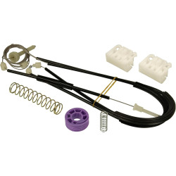 Kit completo de reparação do elevador de vidro Audi A3 8P 2/3 portas (2003-2008) – cabos, molas, roldanas e clipes