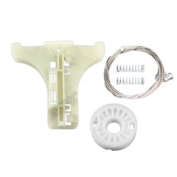 Kit completo de reparação do elevador de vidro Hyundai ix35 LM (2010-2015) traseiro direito – cabos, molas, roldanas e clipes