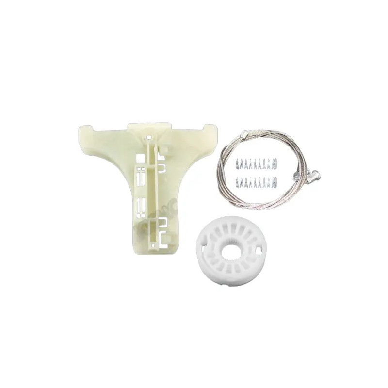 Kit completo de reparação do elevador de vidro Hyundai ix35 LM (2010-2015) traseiro direito – cabos, molas, roldanas e clipes