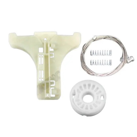 Kit completo de reparação do elevador de vidro Hyundai ix35 LM (2010-2015) traseiro direito – cabos, molas, roldanas e clipes