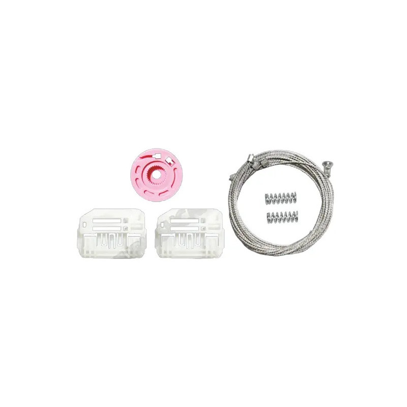 Kit completo de reparação do elevador de vidro Hyundai i30 FD (2007-2012) dianteiro direito – cabos, molas, roldanas e clipes