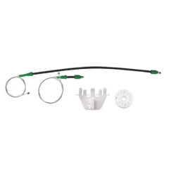 Kit reparação cabo elevador vidro Ford Cargo 1999–2003 lado esquerdo – cabos e molas