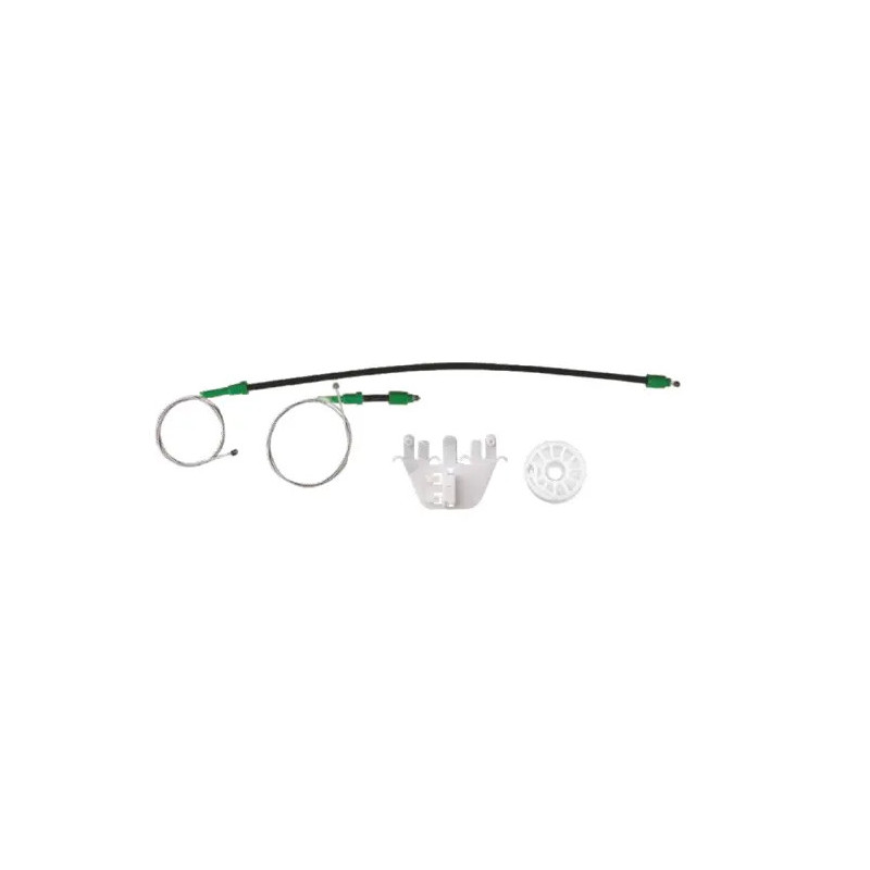 Kit reparação cabo elevador vidro Ford Cargo 1999–2003 lado esquerdo – cabos e molas