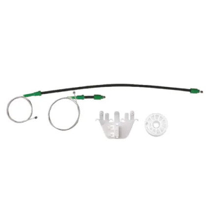 Kit reparação cabo elevador vidro Ford Cargo 1999–2003 lado esquerdo – cabos e molas