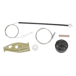 Kit reparação elevador vidro Peugeot 206 CC Cabrio 2000-2009 traseira esquerda – cabos e molas