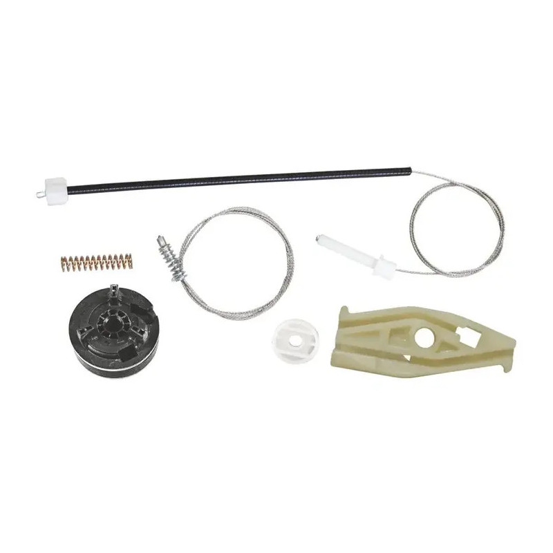 Kit de reparação elevador de vidro Peugeot 206 CC Cabrio 2000–2009 traseira direita – cabos e molas