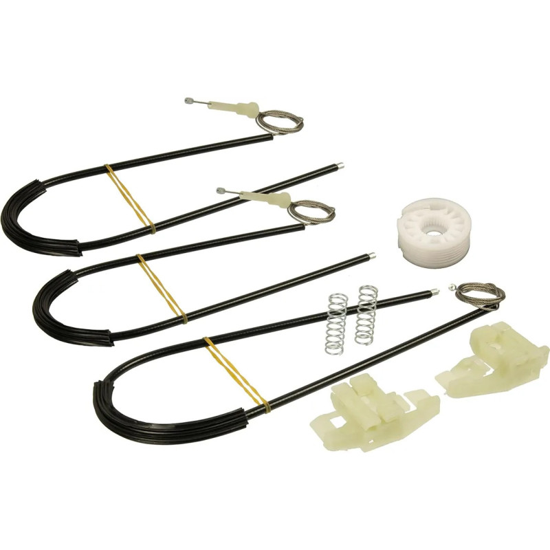 Kit reparação elevador vidro Citroën Xsara Picasso (1999–2010) frente esquerdo ou direito – cabos e molas