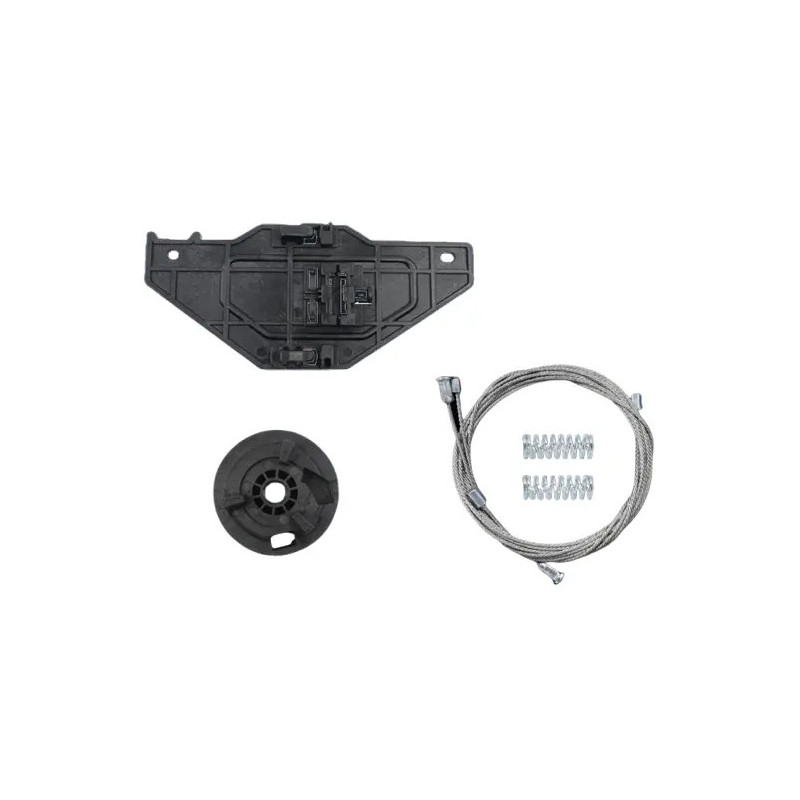 Kit de reparação elevador de vidro Citroen C3 (2010–2016) frente esquerda – conjunto completo com cabos e molas