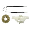 Kit reparação elevador vidro Citroen C4 I (2004–2010) frente direita – conjunto completo cabos e molas