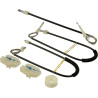 Kit Reparação Elevador Vidro Frente Direita Seat Leon (2005–2012)